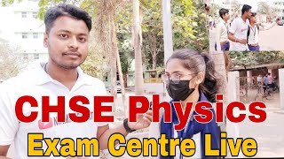 Chse Exam Centre Live Subject Physics2 Second Year science [upl. by Voletta]