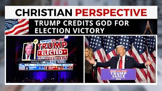 QampA SHOW  Trump credits God for Election Victory [upl. by Fiore]