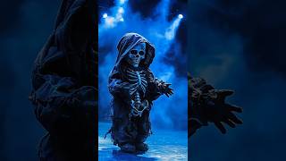 A baby performs a fusion with the Grim Reaper on AGT americagottalent magic [upl. by Nosraep173]