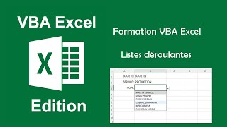 Formation VBA Excel  Listes dynamiques en cascade [upl. by Sulihpoeht]