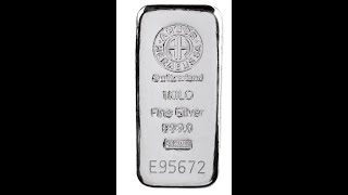 1 Kilo Argor Heraeus Silver Cast Bar 999 Fine from Bullion Exchanges [upl. by Adelaida]