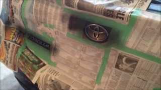 How to Plasti Dip Car Emblems Toyota [upl. by Anallij]