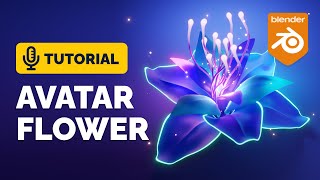 Blender Glowing Flower Animation Tutorial  Polygon Runway [upl. by Hopper655]