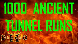 Diablo 2  1000 ancient tunnel runs [upl. by Anrim36]