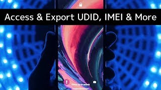 How to Access and Export iPhone UDID IMEI Serial and More [upl. by Aicul282]