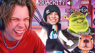 KARAOKE EN ROBLOX ft Quackity [upl. by Sairacaz]