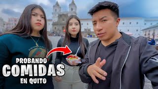 PROBANDO COMIDA CALLEJERA ECUATORIANA CON MI CRUSH  FERNANDO OTAVALO VLOGS [upl. by Baugh421]