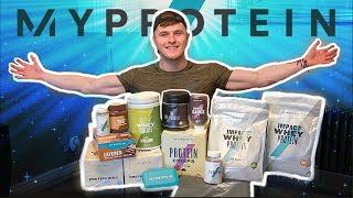 MYPROTEIN HUGE UNBOXING FOR 2020 [upl. by Anelac]