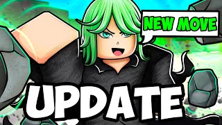 TATSUMAKI MOVESET NEW MOVE  NEW WALL COMBO UPDATE in The Strongest Battlegrounds [upl. by Aisiram164]