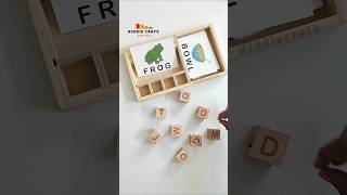 Spelling game frog spellinggame foryoupage spellingbee relaxing toysforkids spelling [upl. by Kahle]