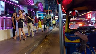 Crazy Tuktuk Ride in Crazy Bangkok Traffic from Nana Plaza to Soi Sukhumvit 11 UHD 4K  June 2023 [upl. by Ebenezer]