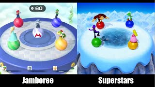 Mario Party Jamboree vs Superstars MINIGAMES comparison [upl. by Tavie758]