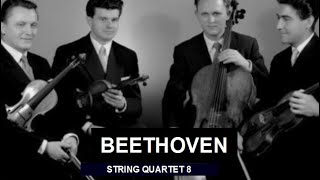 Beethoven String Quartet No8 in E minor Op59 No2 quot Razumovskyquot  Vlach String Quartet  1962 [upl. by Cleave]