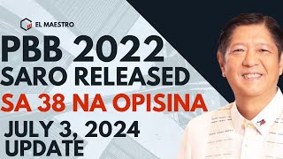 PBB 2022 SARO RELEASED JULY 3 2024 [upl. by Nnainot]