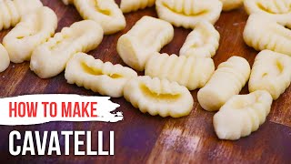 How to Make CAVATELLI PASTA from Scratch [upl. by Heid143]