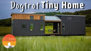 Could you live here Dreamy Dogtrot Tiny House by bighearted Builder [upl. by Janyte838]