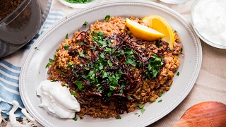 Lentils And Rice With Caramelized Onions [upl. by Lindberg185]