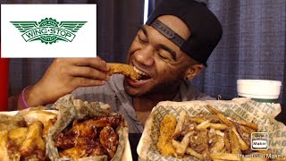 WING STOP MUKBANG PT 2 [upl. by Odlonyer]