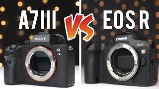 Sony A7iii vs Canon EOS R  Full Frame Mirrorless Showdown [upl. by Assenna]