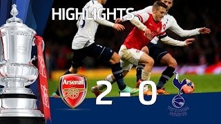 ARSENAL vs TOTTENHAM HOTSPUR 20 Official Goals amp Highlights FA Cup Third Round [upl. by Hymen]