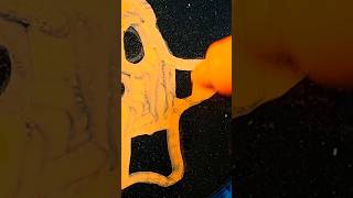 Creating a Neon Art Pin  Posca Marker amp Spray Paint Custom Design art [upl. by Benil]