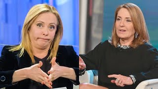 GIORGIA MELONI FURIOSA LA DURA REAZIONE ALLE ACCUSE SHOCK DI BARBARA PALOMBELLI IN DIRETTA TV [upl. by Atilek108]