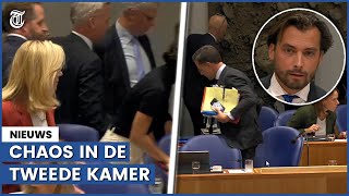 Beelden kabinet loopt weg bij speech Baudet [upl. by Reuben]