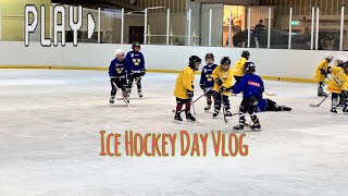 Stockholm Kids Activities  Ice Hockey  Sunday Vlog⛸️🏒🥅 [upl. by Rustice]