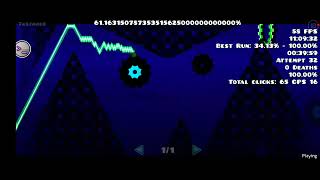 All swag routes of jawbreaker wave  Geometry dash [upl. by Anirec]