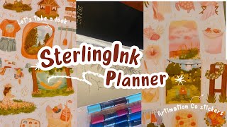 Sterling Ink Planner ft N1V  Artimation Co Stickers [upl. by Watts]