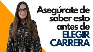 ¿Cómo saber qué carrera elegir para estudiar Orientación Vocacional [upl. by Oratnek503]