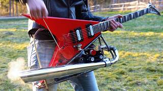 Gas powered electric guitar [upl. by Ardnaz126]