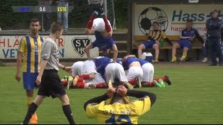 SV HalstenbekRellingen II  SV Este 0670 Relegation zur Landesliga 2015  Spielszenen [upl. by Amalburga]