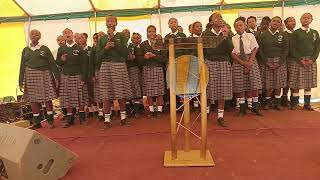 MUA HILLS GIRLS SCHOOL PRESENTING DURING THE MAMMOTH RALLY AT MACHAKOS SCHOOL [upl. by Reviel]