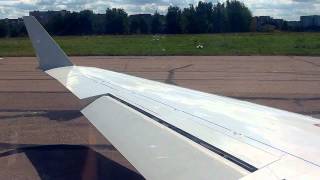 CRJ100 take off from Minsk1 airport [upl. by Poree]