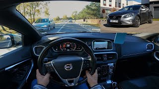 2014 Volvo V40 20 D4 190 Hp Pov Test Drive DRIVEWAVE1 [upl. by Hasina375]