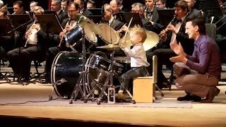 Toddler from Novosibirsk is a Drumming Prodigy [upl. by Bathsheeb]