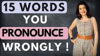 15 Commonly Mispronounced English Words  Learn To Pronounce Correctly With Examples  ChetChat [upl. by Eitnom215]