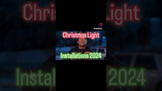 Christmas light installation 2024 Sarasota Florida [upl. by Norrabal]