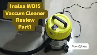 Inalsa Micro WD15 Vaccum Cleaner Part1 [upl. by Anauqal]