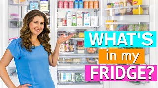 What Is In My Fridge Refrigerator Organization and Tour [upl. by Eiveneg]