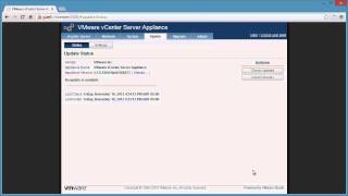 How to update your vCenter Server Appliance going from 51 to 510a is easy [upl. by Dewie]
