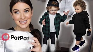 Trying Pat Pat for the first time  Toddler boys clothing haul 2021 [upl. by Edualcnaej]