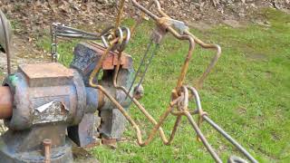 220 conibear groundhog trap tripping slow motion [upl. by Arrac807]