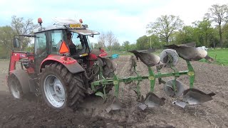 Massey Ferguson ploughing [upl. by Sev770]