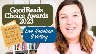 GoodReads Choice Awards 2023  LIVE REACTION [upl. by Mihcaoj]