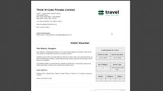 Travel Management System How to Create a Hotel voucher in hindi  Hotel Voucher Generator [upl. by Tailor]