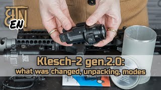 Klesch2 gen20 visibleIR flashlight what was changed unpacking modes [upl. by Aiyt]