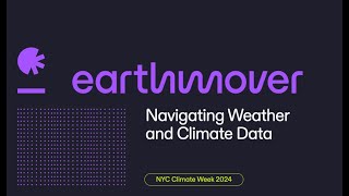 Webinar Navigating Weather and Climate Data [upl. by Mendoza759]