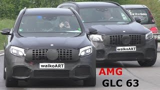 Mercedes Erlkönig MercedesAMG GLC 63 prototype  Testfahrer fotografiert den Erlkönigjäger [upl. by Lesser]